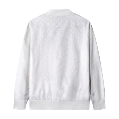 250923 new high-quality jacket with full lettered jacquard printing