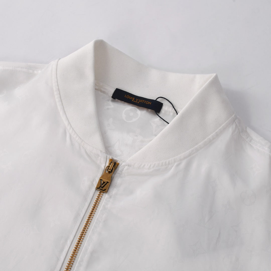 250923 new high-quality jacket with full lettered jacquard printing