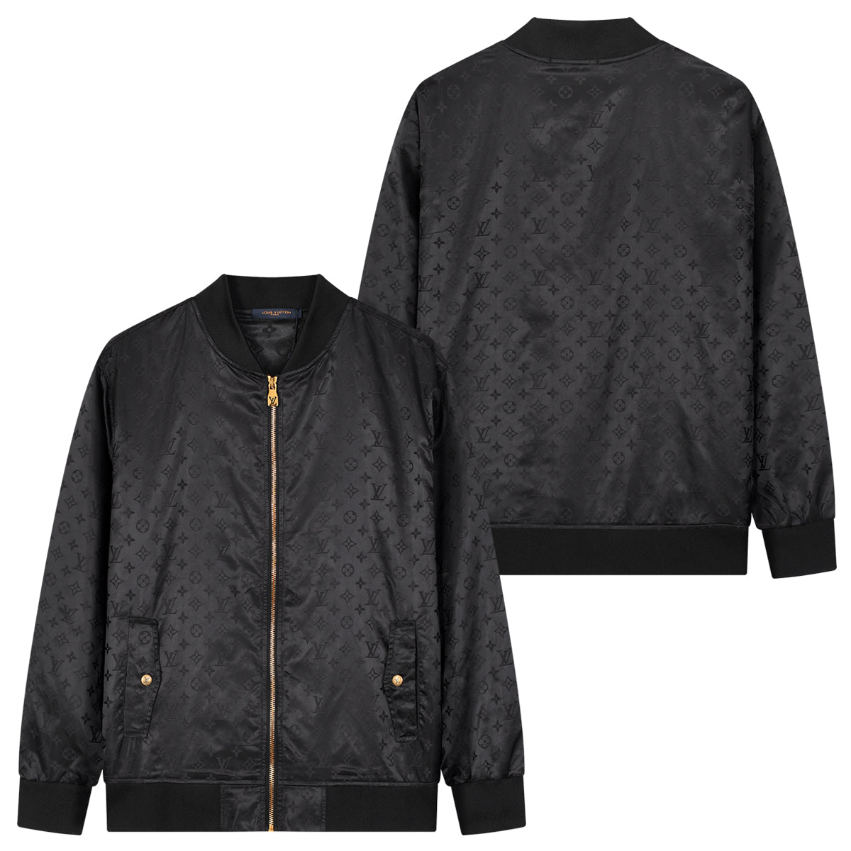 250923 new high-quality jacket with full lettered jacquard printing