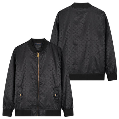 250923 new high-quality jacket with full lettered jacquard printing