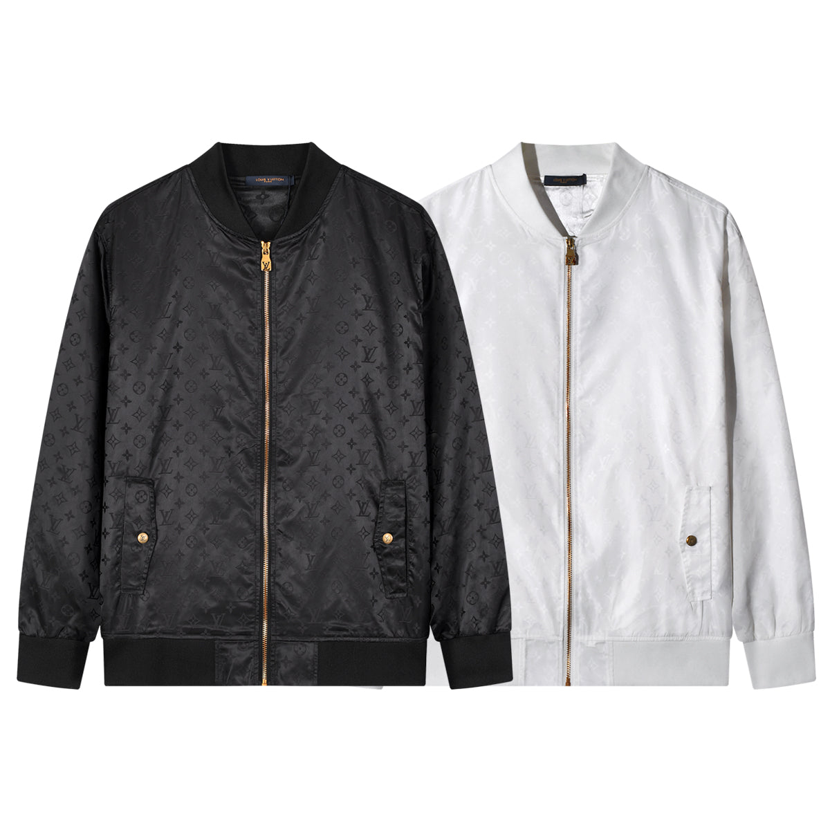 250923 new high-quality jacket with full lettered jacquard printing