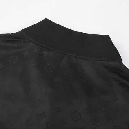 250923 new high-quality jacket with full lettered jacquard printing
