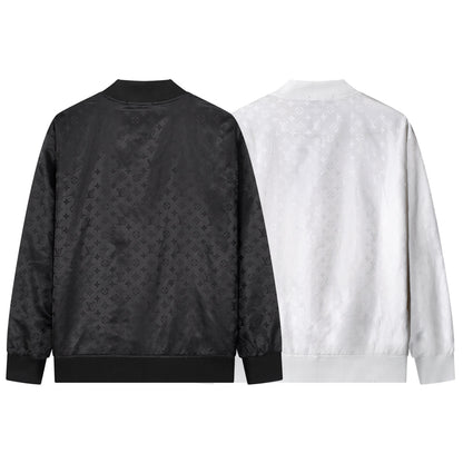 250923 new high-quality jacket with full lettered jacquard printing