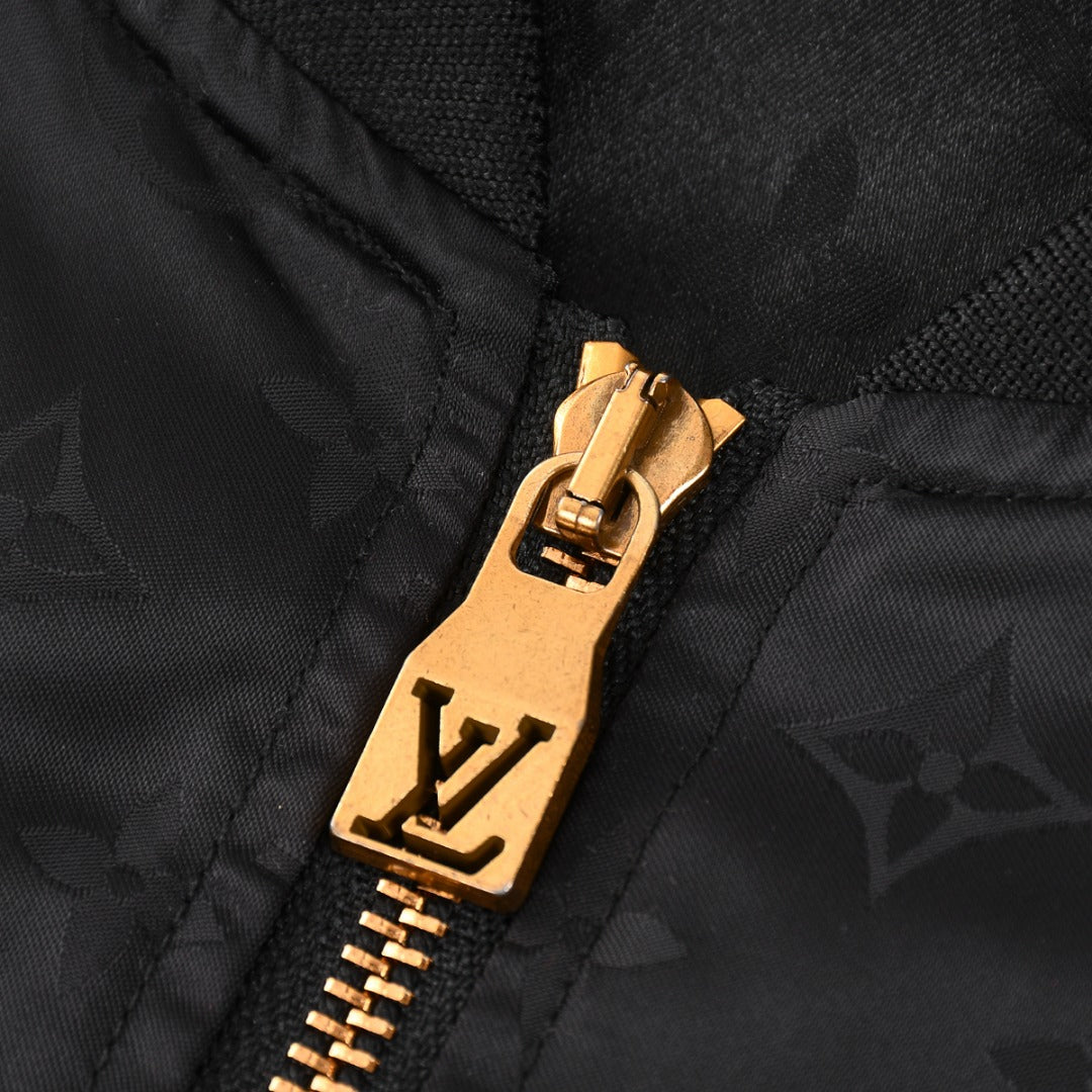 250923 new high-quality jacket with full lettered jacquard printing