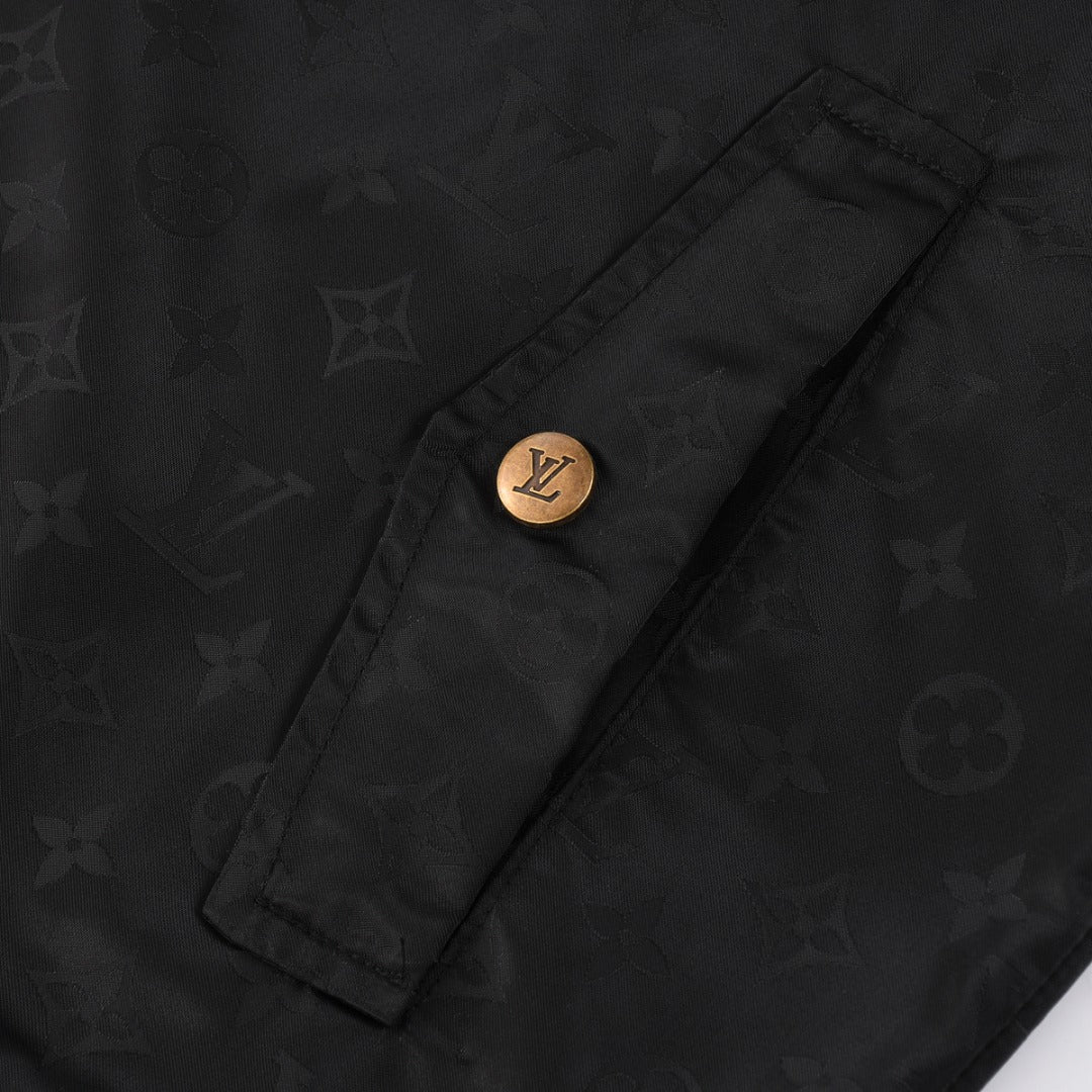 250923 new high-quality jacket with full lettered jacquard printing