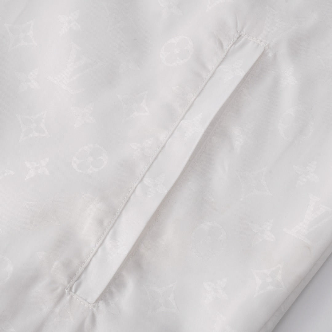 250923 new high-quality letter jacquard full-printed hooded jacket