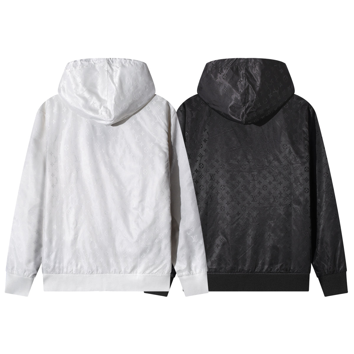 250923 new high-quality letter jacquard full-printed hooded jacket