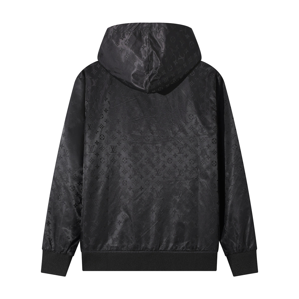 250923 new high-quality letter jacquard full-printed hooded jacket