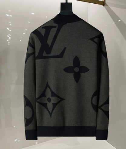 250923  new high-quality jacquard mid-turtleneck sweater