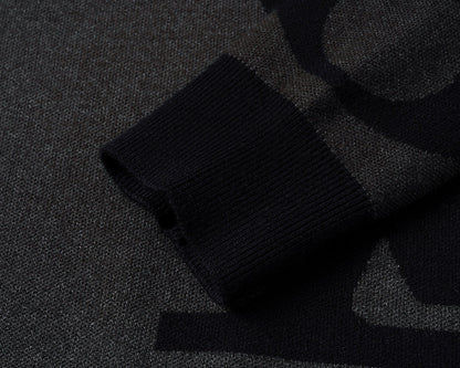 250923  new high-quality jacquard mid-turtleneck sweater