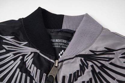 250923 New high-quality patchwork baseball collar jacket
