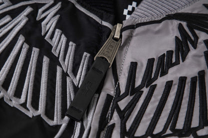 250923 New high-quality patchwork baseball collar jacket