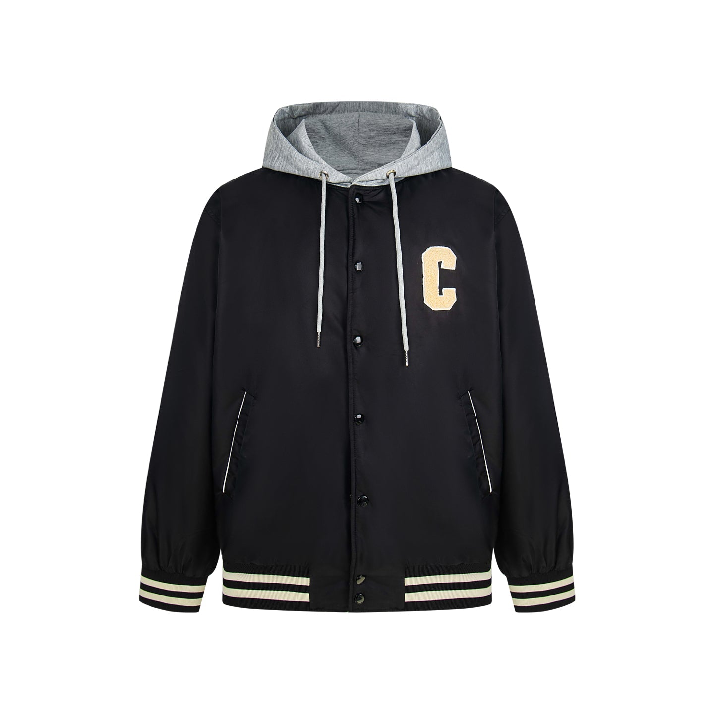 250930 new high-quality hooded jacket with a patchwork cap design