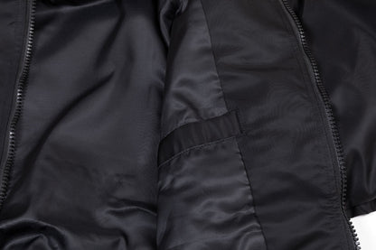 250930 new high-quality short flight jacket in motorcycle style