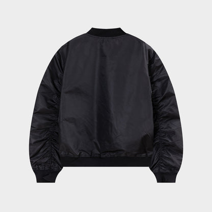 250930 new high-quality short flight jacket in motorcycle style