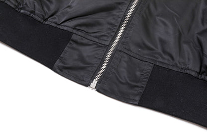 250930 new high-quality short flight jacket in motorcycle style