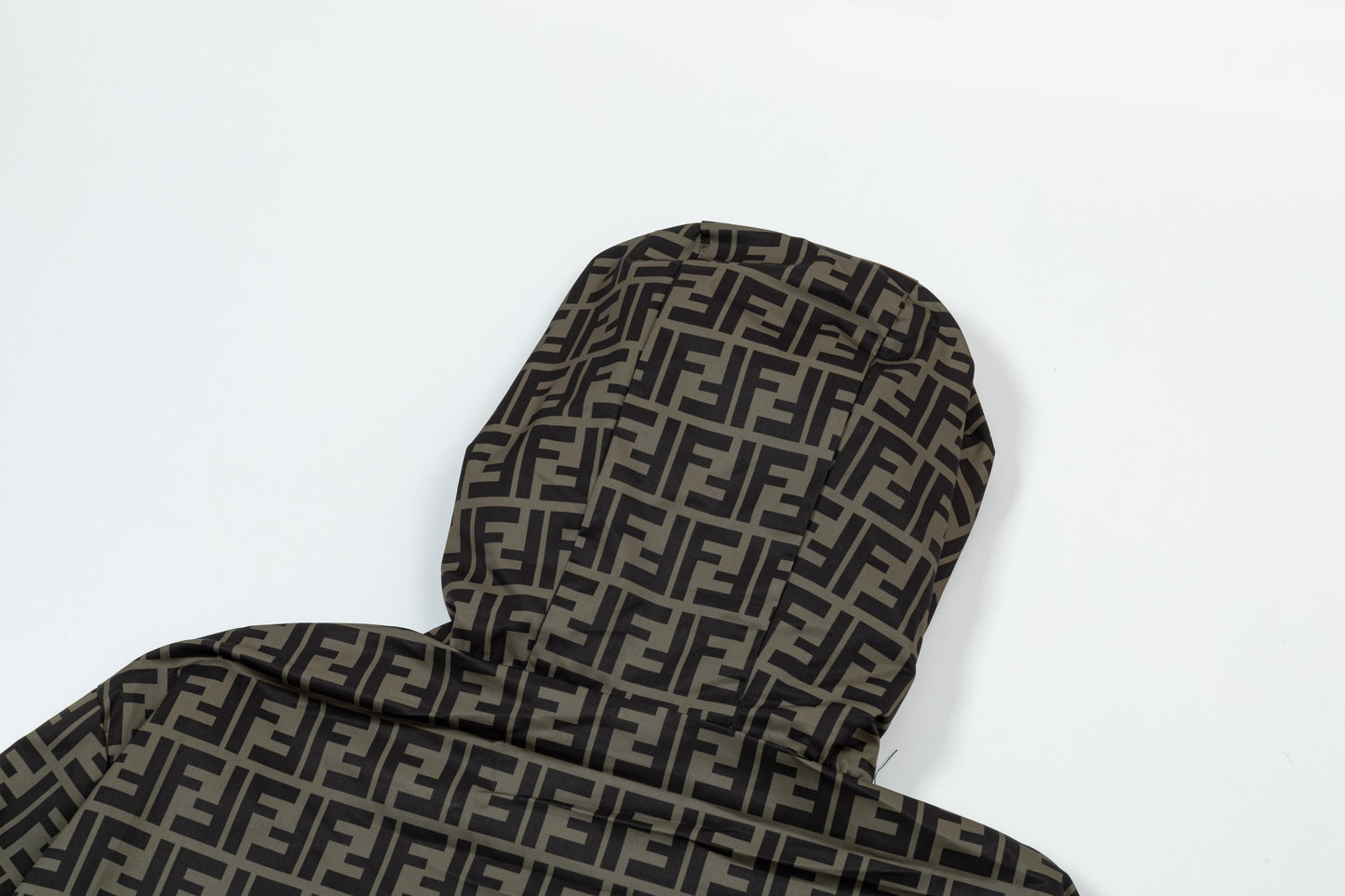 250930 New high-quality spliced full-print zipper hooded jacket