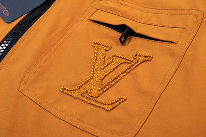 250930 new high-quality pocket logo zipper hooded jacket