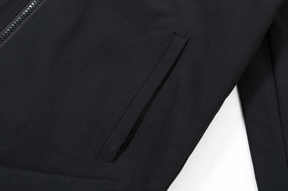 250930 new high-quality pocket logo zipper hooded jacket
