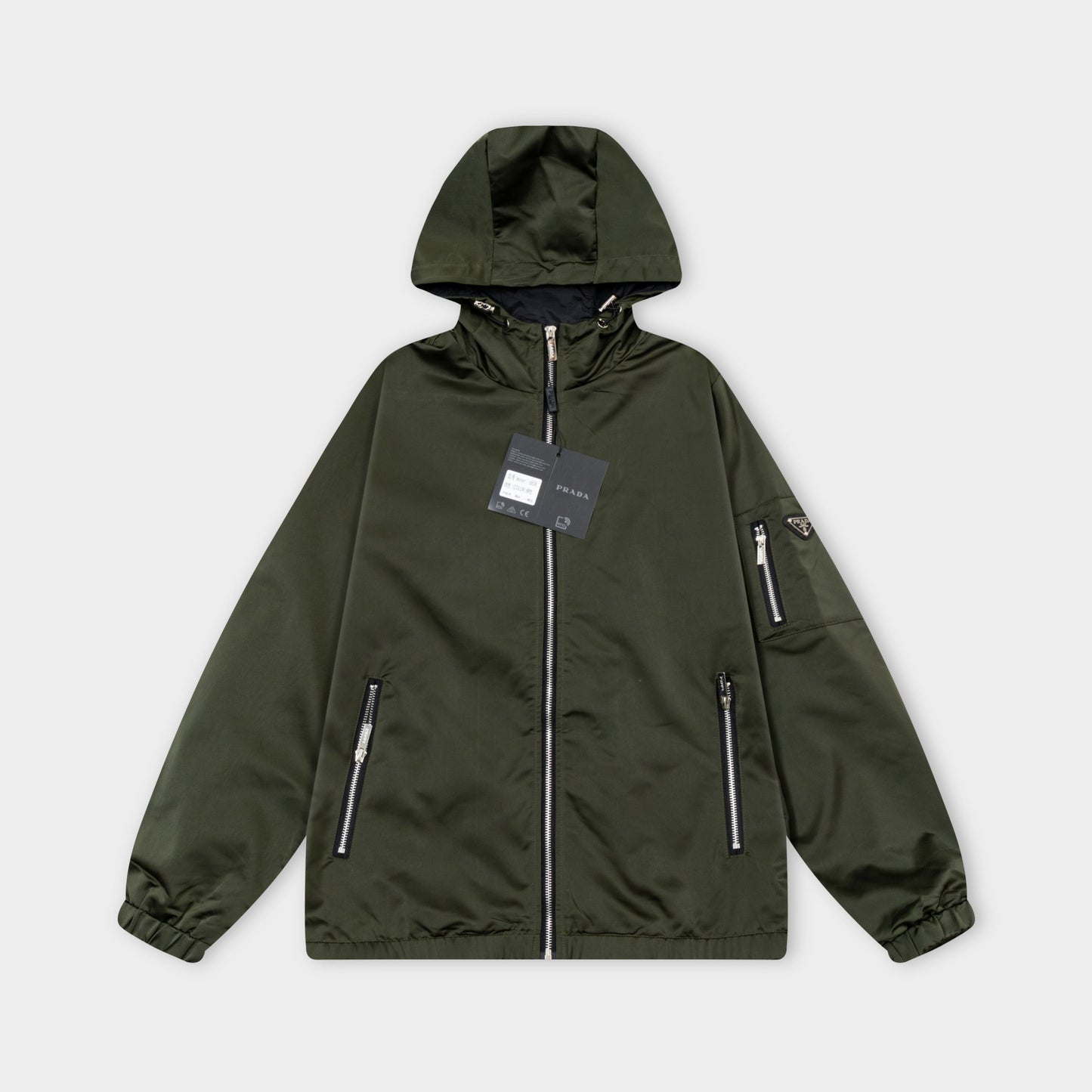250930 new high-quality custom patchwork zipper hooded jacket