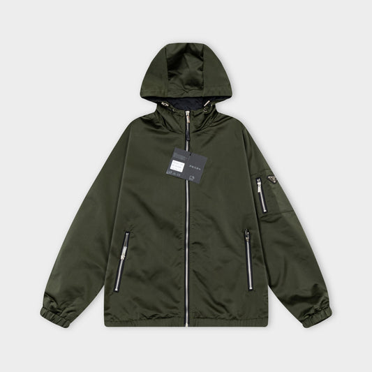 250930 new high-quality custom patchwork zipper hooded jacket