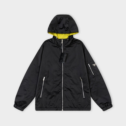 250930 new high-quality custom patchwork zipper hooded jacket