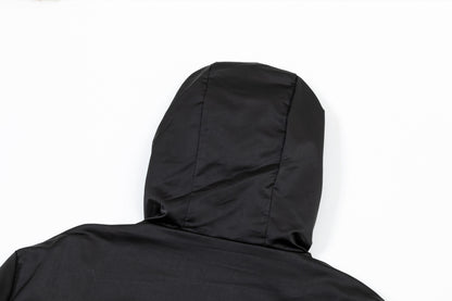250930 new high-quality custom patchwork zipper hooded jacket