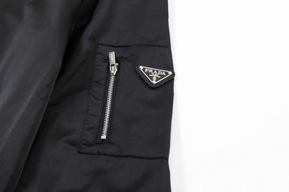 250930 new high-quality custom patchwork zipper hooded jacket