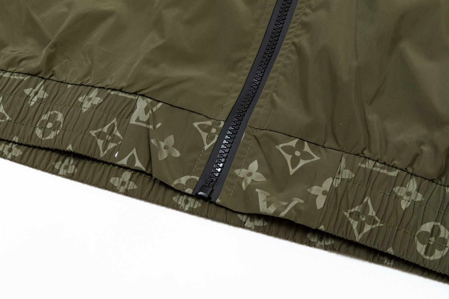 250930 A new high-quality custom full-print patchwork zipper hooded jacket