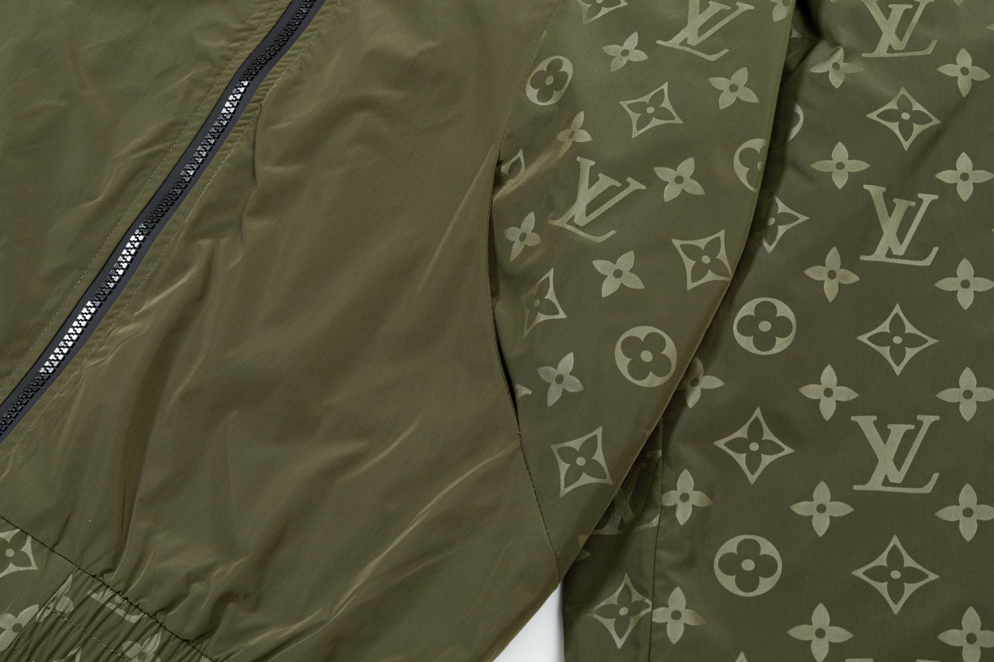 250930 A new high-quality custom full-print patchwork zipper hooded jacket