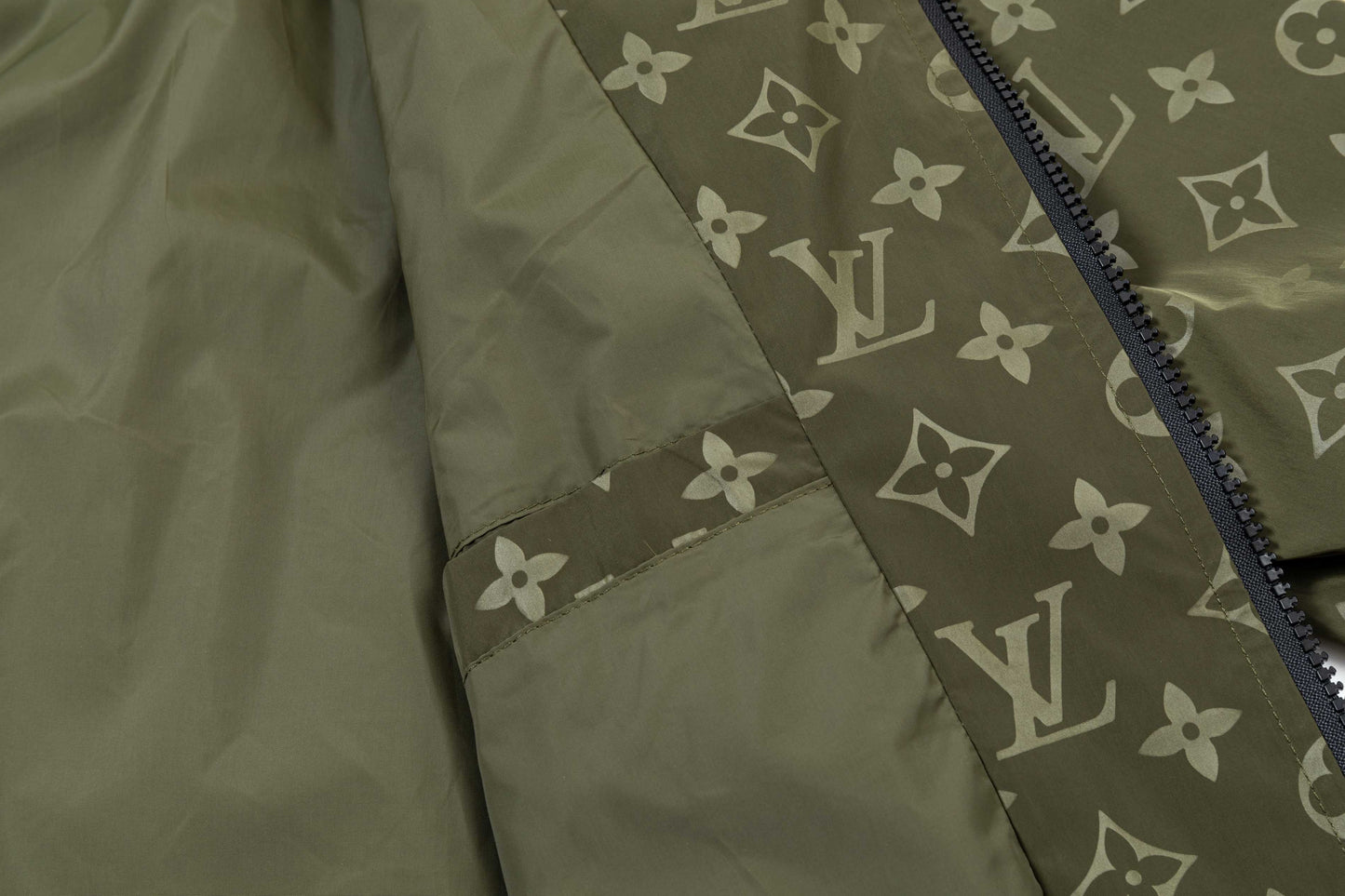 250930 A new high-quality custom full-print patchwork zipper hooded jacket