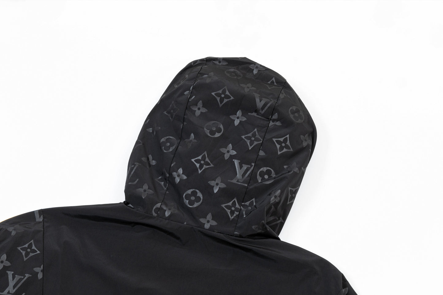 250930 A new high-quality custom full-print patchwork zipper hooded jacket