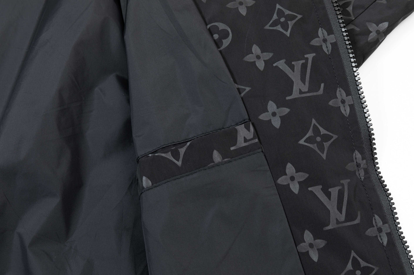 250930 A new high-quality custom full-print patchwork zipper hooded jacket