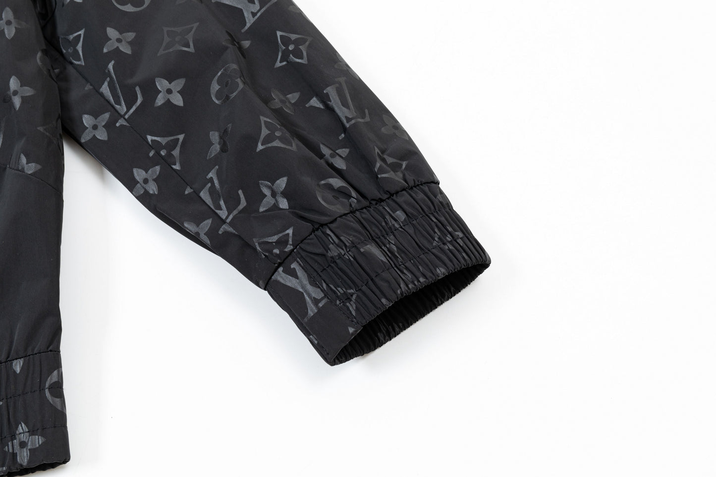 250930 A new high-quality custom full-print patchwork zipper hooded jacket