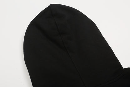 250930 new high-quality hoodie with a triangular logo patchwork decoration