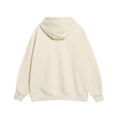250930 New high-quality large logo triangular label round neck hoodie