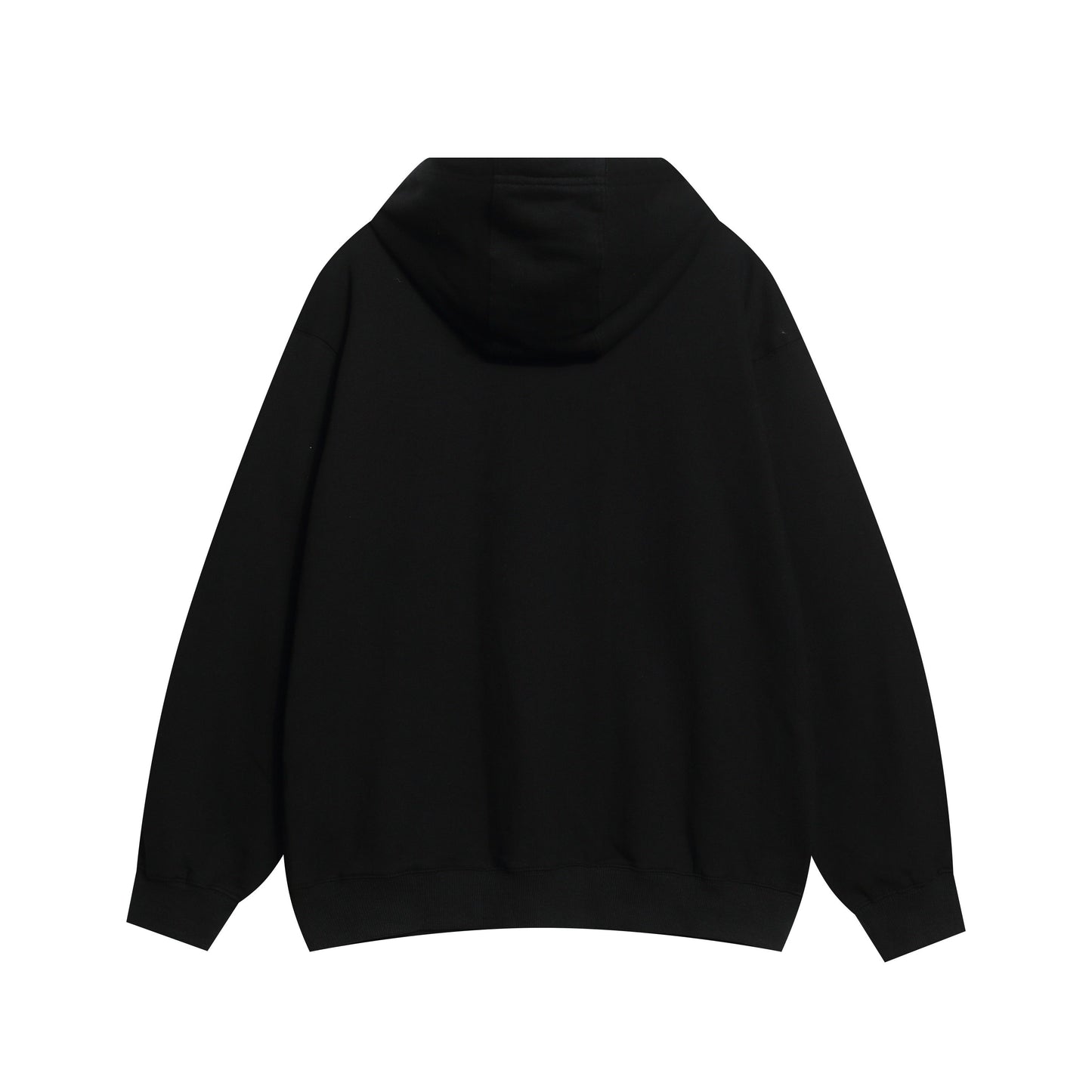 250930 New high-quality large logo triangular label round neck hoodie