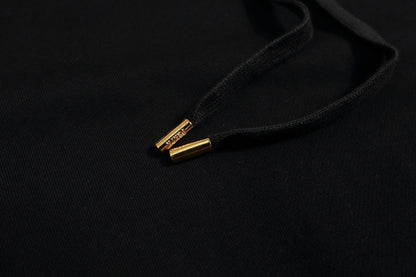 250930 New high-quality large logo triangular label round neck hoodie