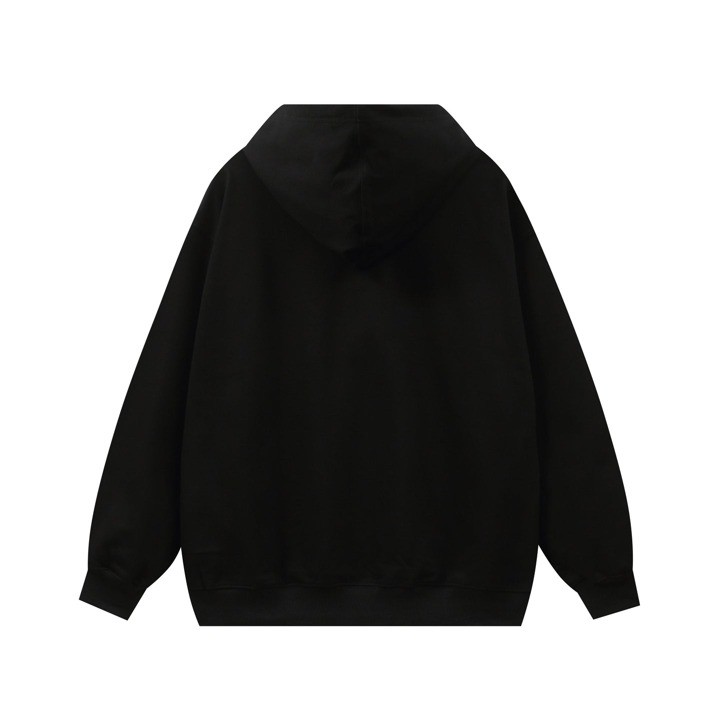 250930 New high-quality large logo triangular label round neck hoodie