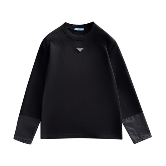 250930 New high-quality, classic and versatile round-neck long-sleeved style