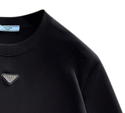 250930 New high-quality, classic and versatile round-neck long-sleeved style