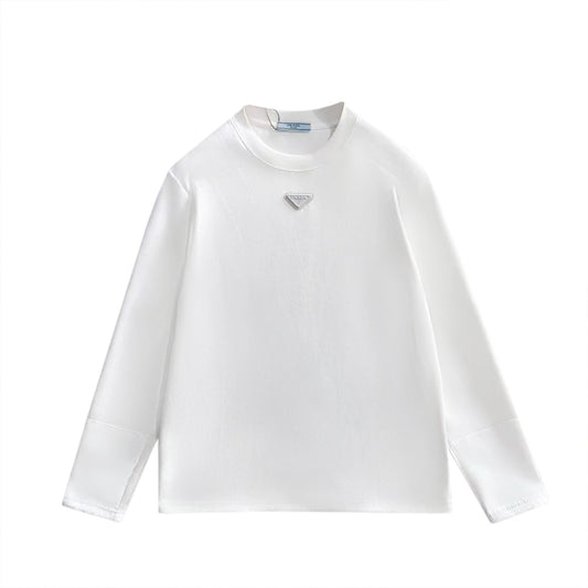 250930 New high-quality, classic and versatile round-neck long-sleeved style