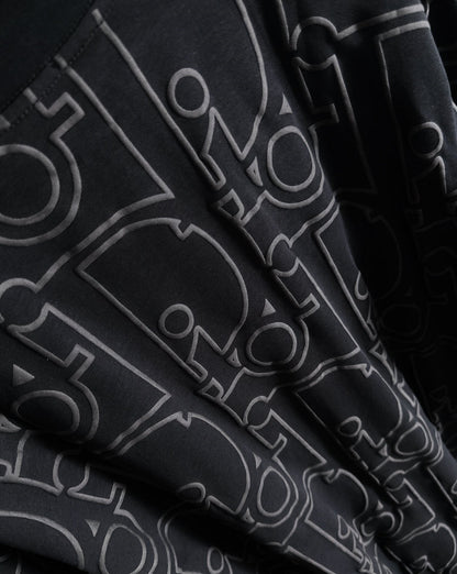 250930 New high-quality textured full-printed round-neck long-sleeved style