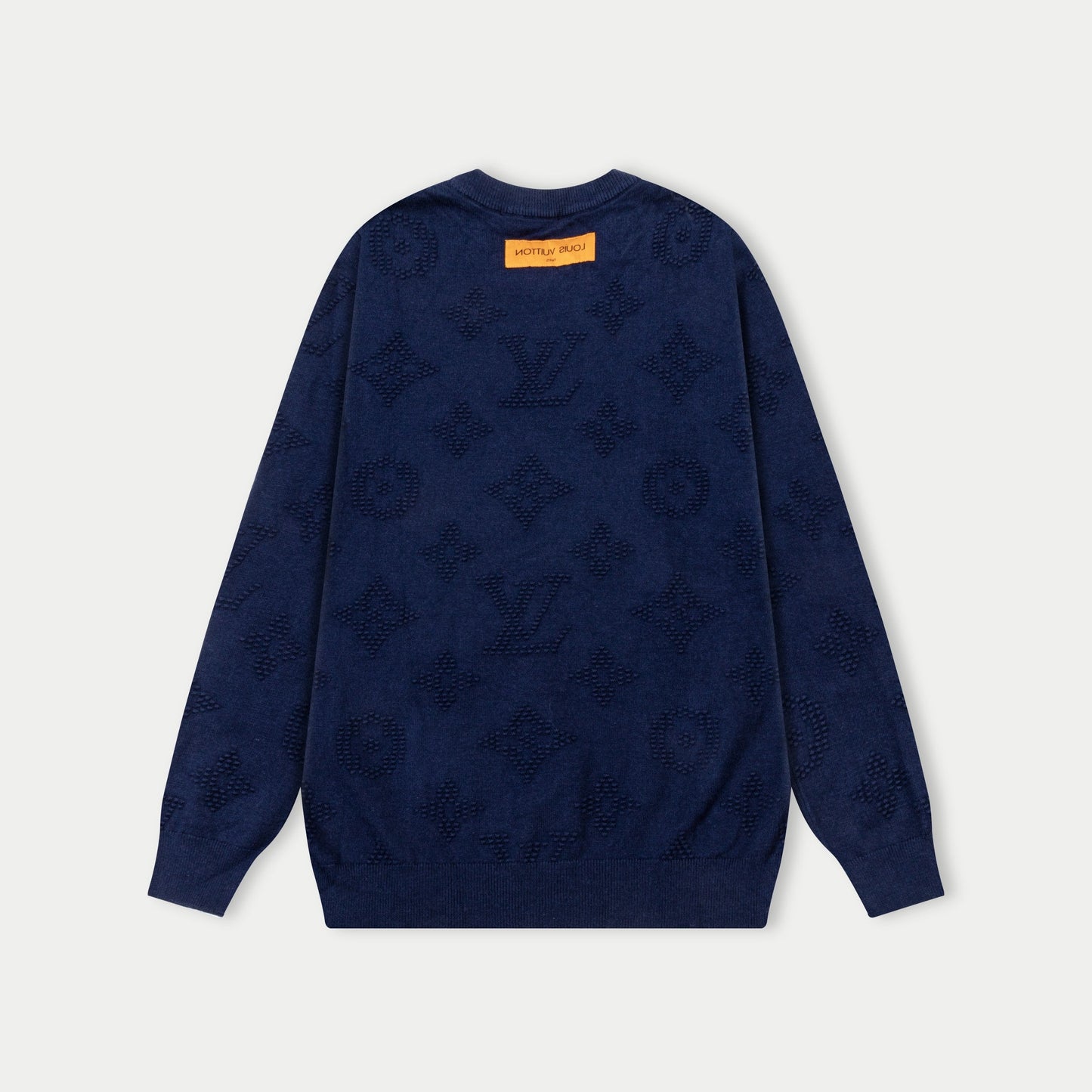 250930 New high-quality full-printed wool round-neck sweater