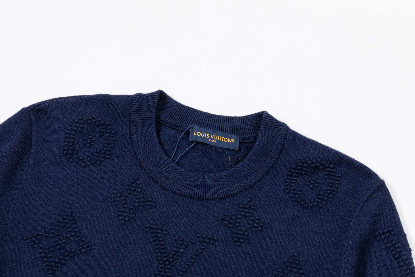 250930 New high-quality full-printed wool round-neck sweater