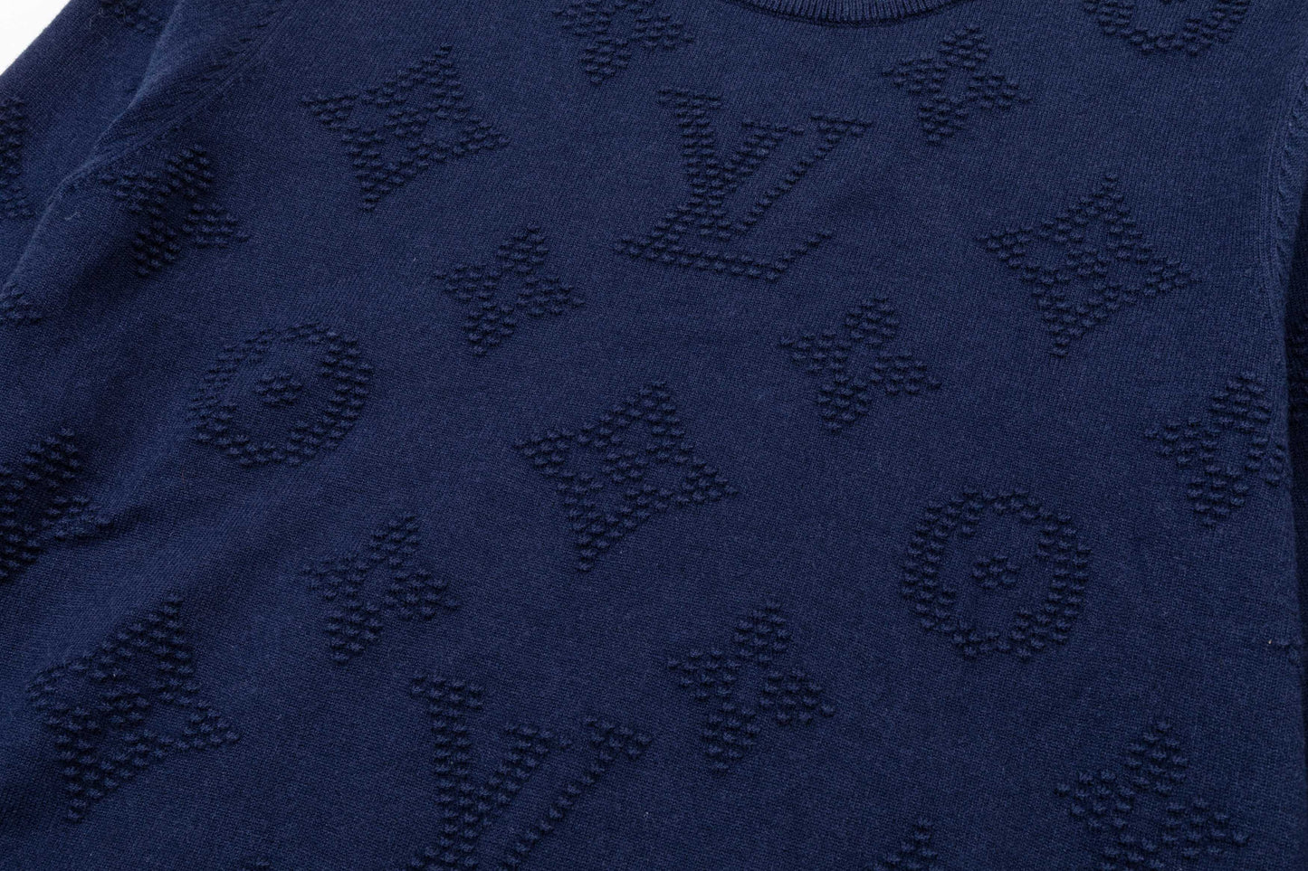 250930 New high-quality full-printed wool round-neck sweater