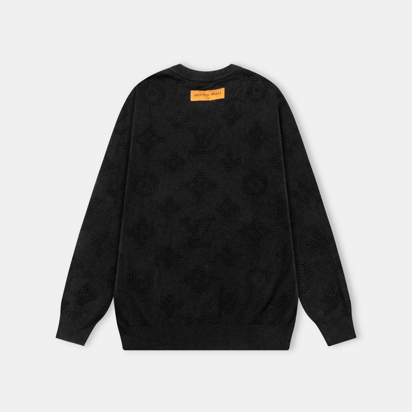 250930 New high-quality full-printed wool round-neck sweater