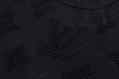 250930 New high-quality full-printed wool round-neck sweater