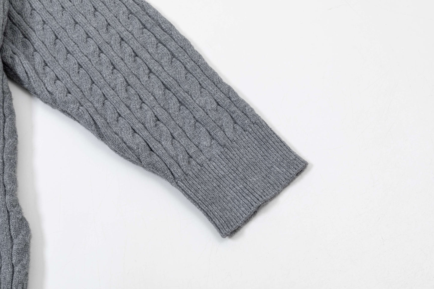 250930 new high-quality half-sided full-print wool round-neck sweater