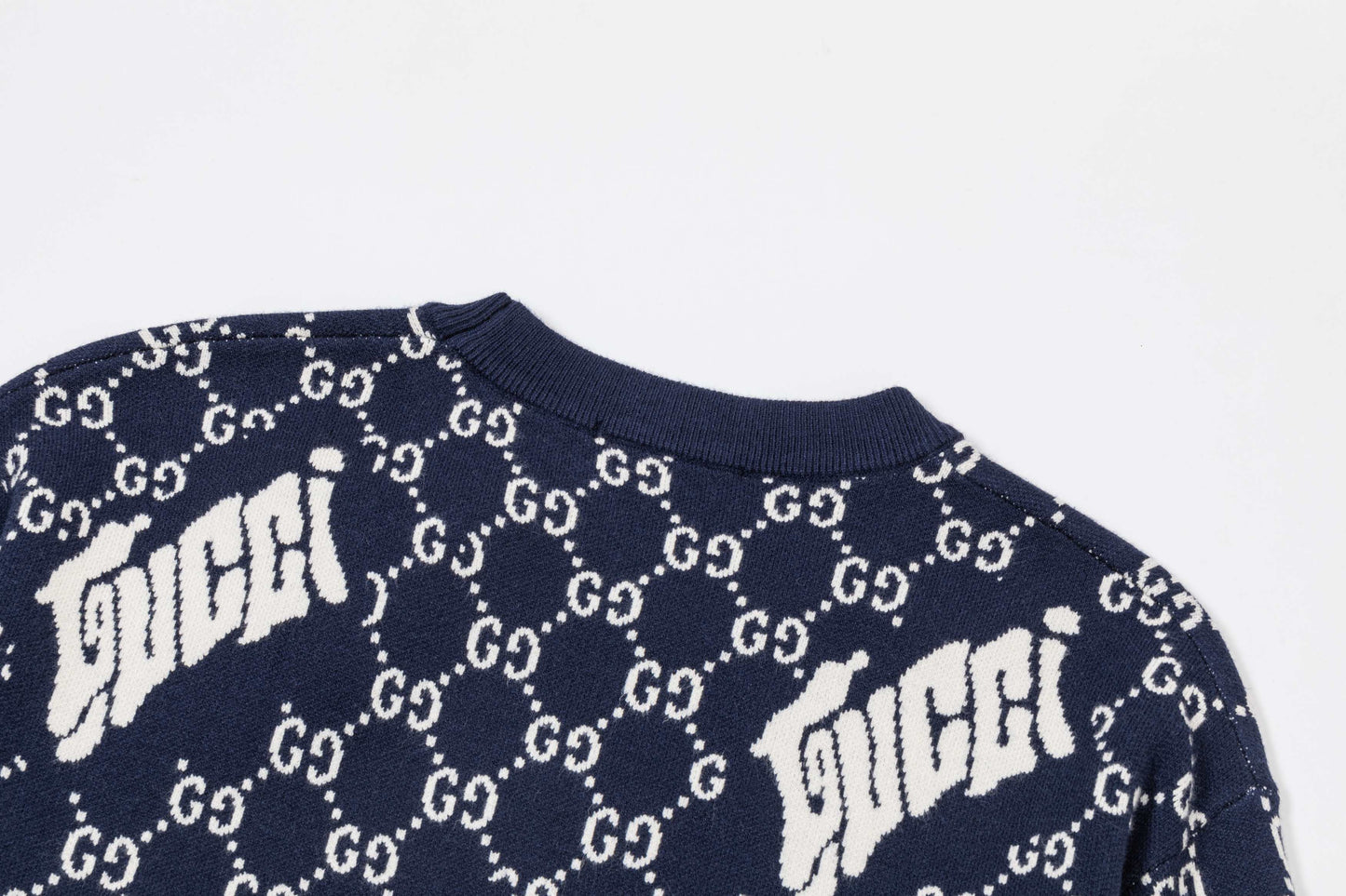 250930 New high-quality and distinctive full-printed wool round-neck sweater